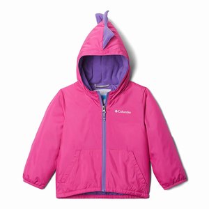 Columbia Kitterwibbit™ Hooded Skinna Lined Jacka Flickor Rosa/Lila (OJMGC0179)